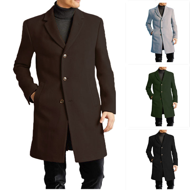Men's elegant wool coat Lisslune