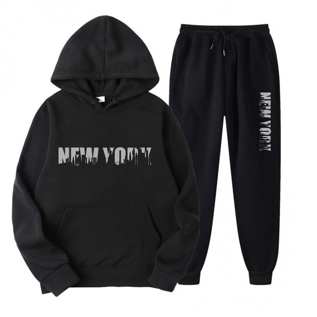 Women's sporty tracksuit with stylized New York print Lisslune