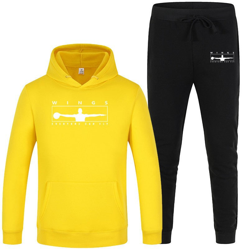 Women's jogging suit with modern logo and comfortable kangaroo pockets Lisslune
