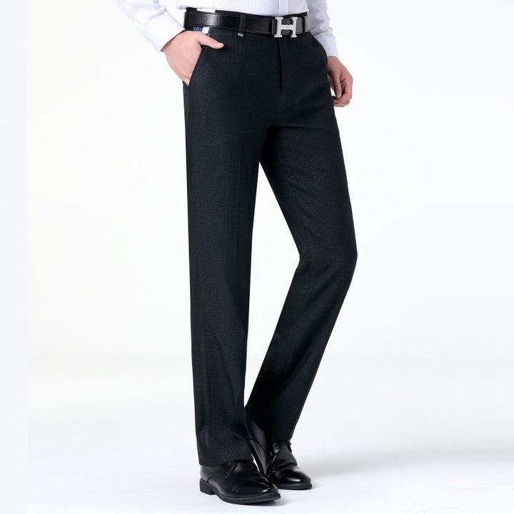 Men's elegant suit trousers with fine textured design Lisslune