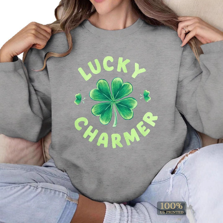 Women's sweatshirt with motivational print and casual fit Lisslune