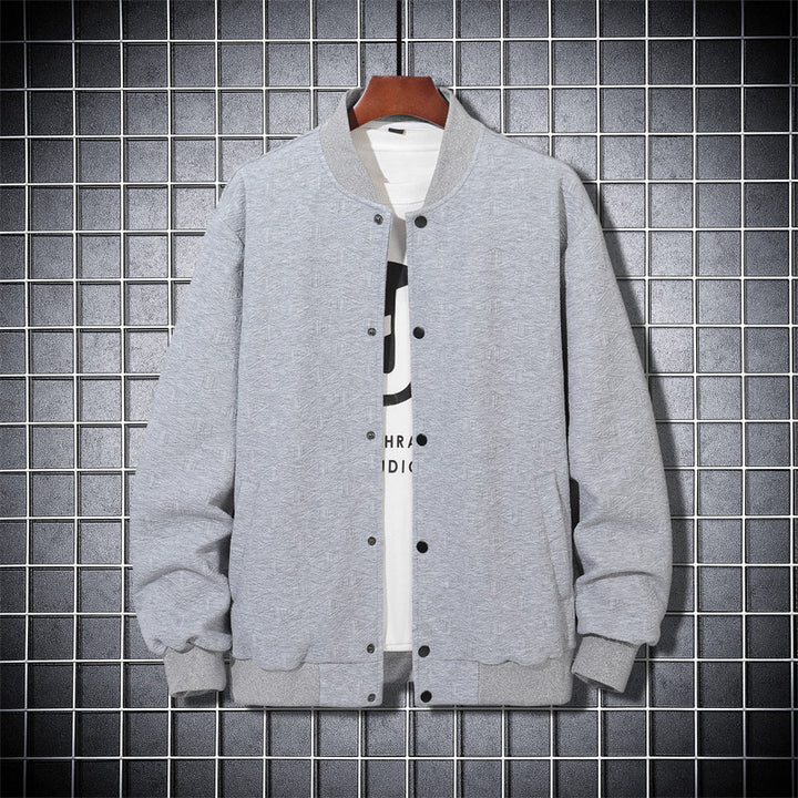Men's Casual Bomber Jacket with Structured Design Lisslune