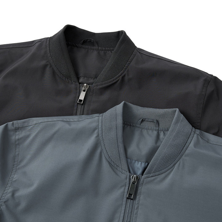 Men's Leisure Jacket with Utility Pockets and Elastic Cuffs Lisslune