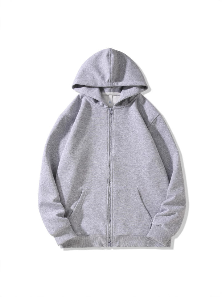 Ladies hoodie jacket with full zip and practical pockets Lisslune