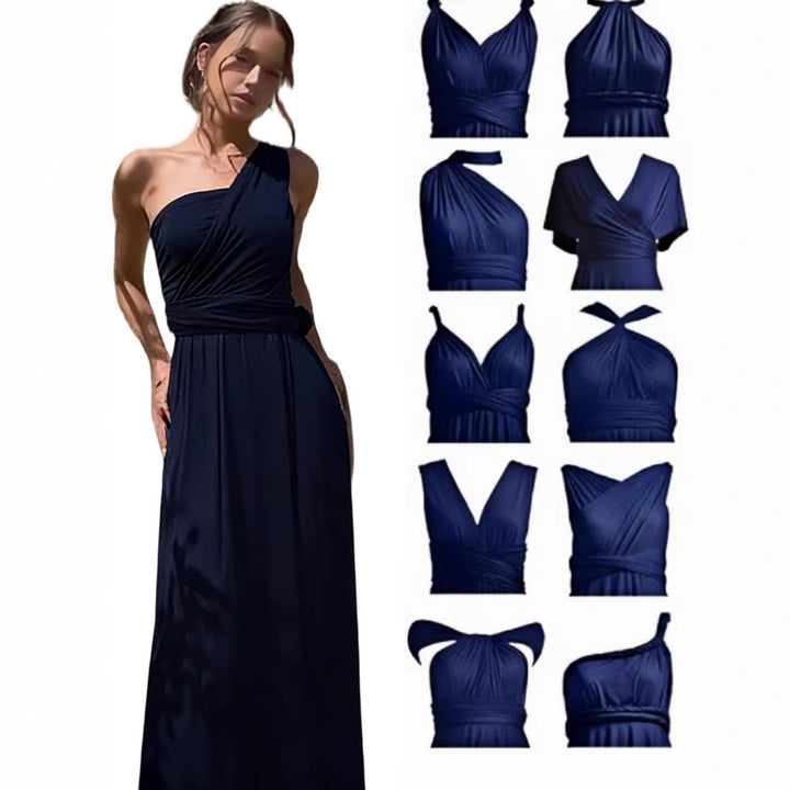 Women's maxi dress with high-quality wrap design