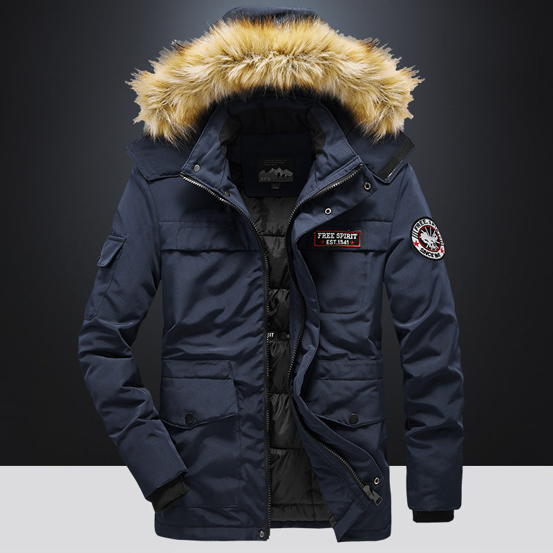Men's Functional Winter Jacket with Removable Hood Lisslune