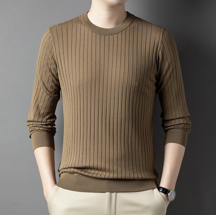 Men's Fine Rib Sweater Lisslune