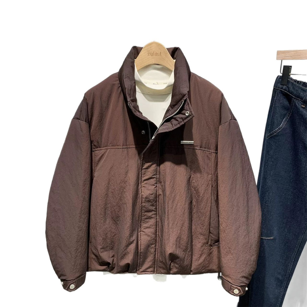 Men's Fashion Transitional Jacket with Practical Button and Zipper Details Lisslune