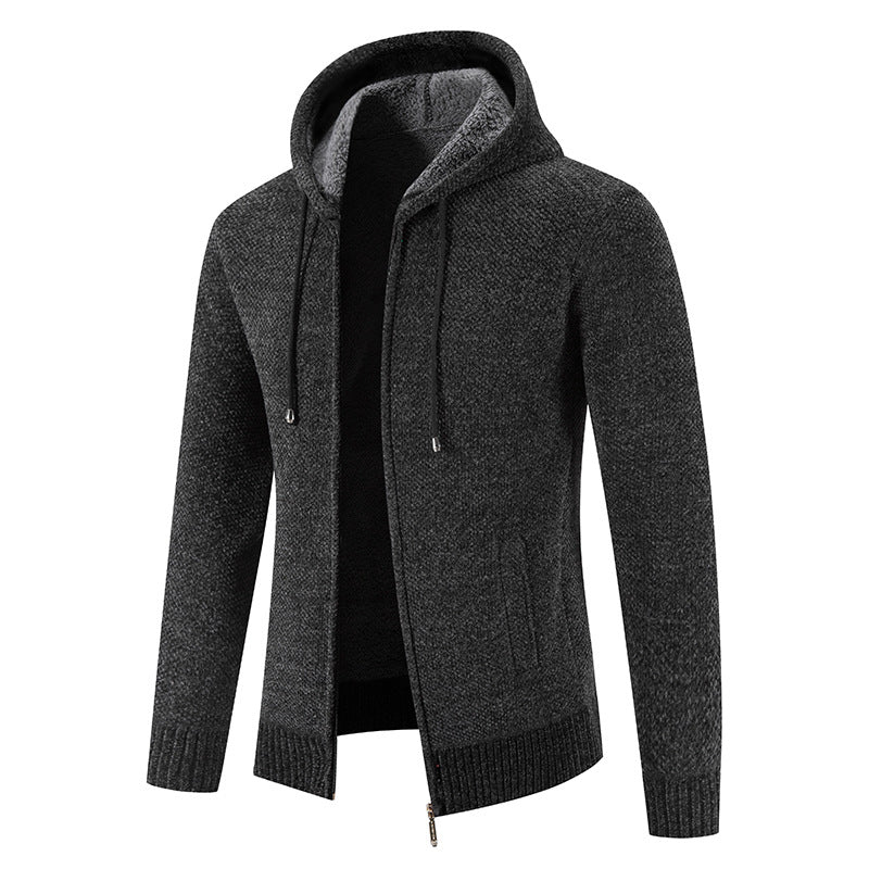 Men's hooded jacket with soft lining and innovative design Lisslune