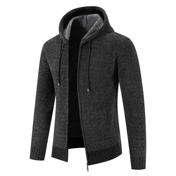 Men's hooded jacket with soft lining and innovative design Lisslune
