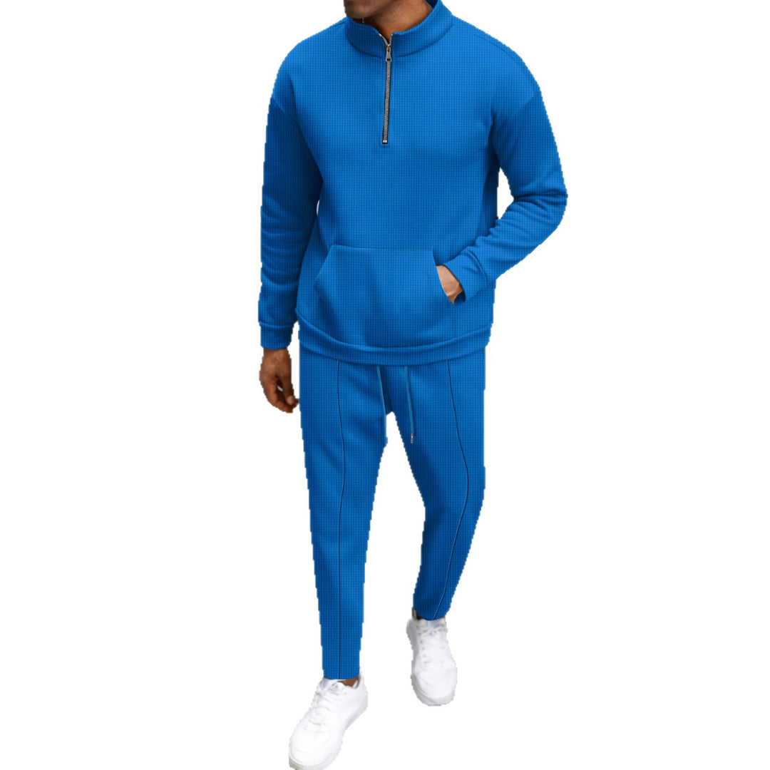 Men's Sporty Zip Sweater with Comfortable Jogging Pants Lisslune