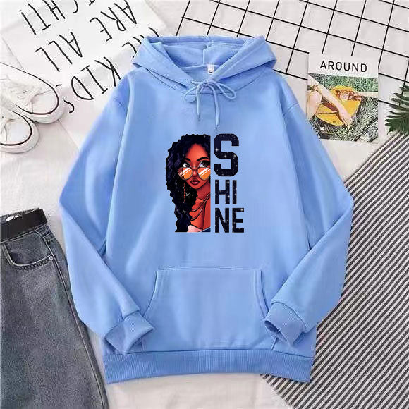 Women’s hoodie with creative feminine design Lisslune