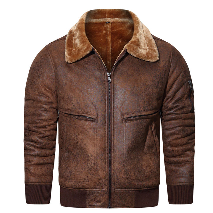 Men's Elegant Leather Jacket with Soft Lining Lisslune
