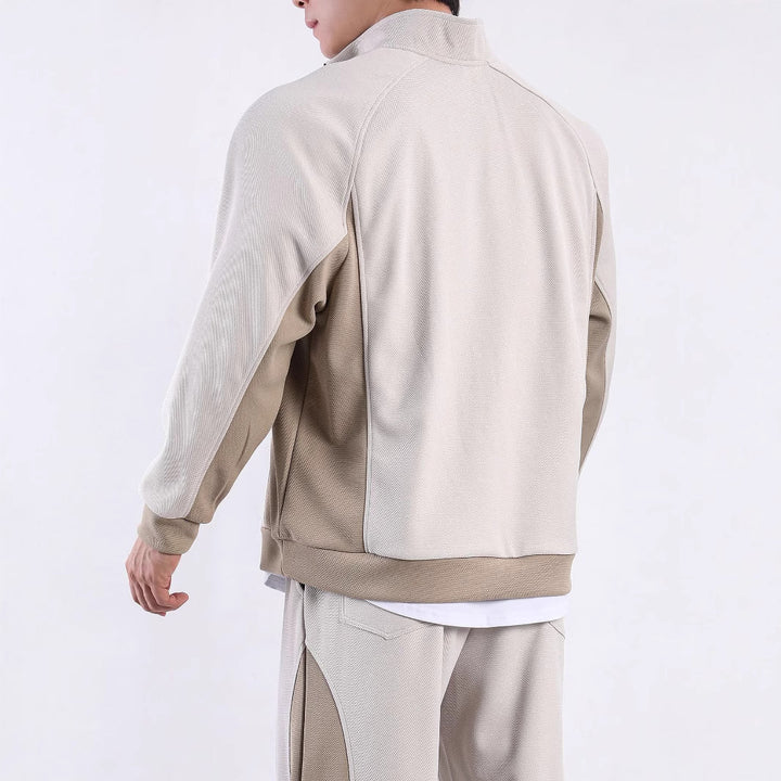 Men's functional sweater with half zipper and breathable inserts Lisslune