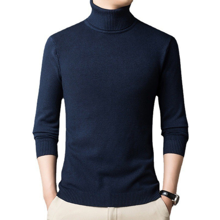 Men's fitted turtleneck sweater Lisslune