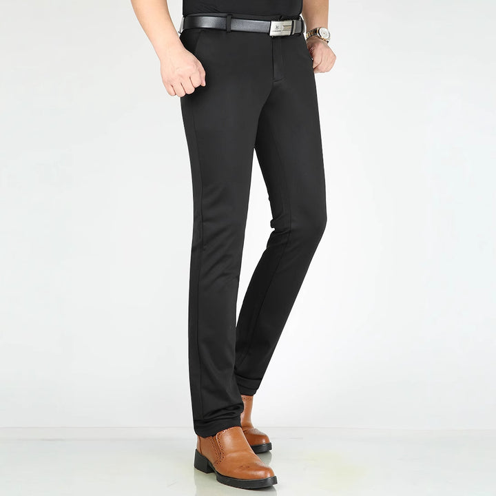 Men's elegant suit trousers with classic cut Lisslune
