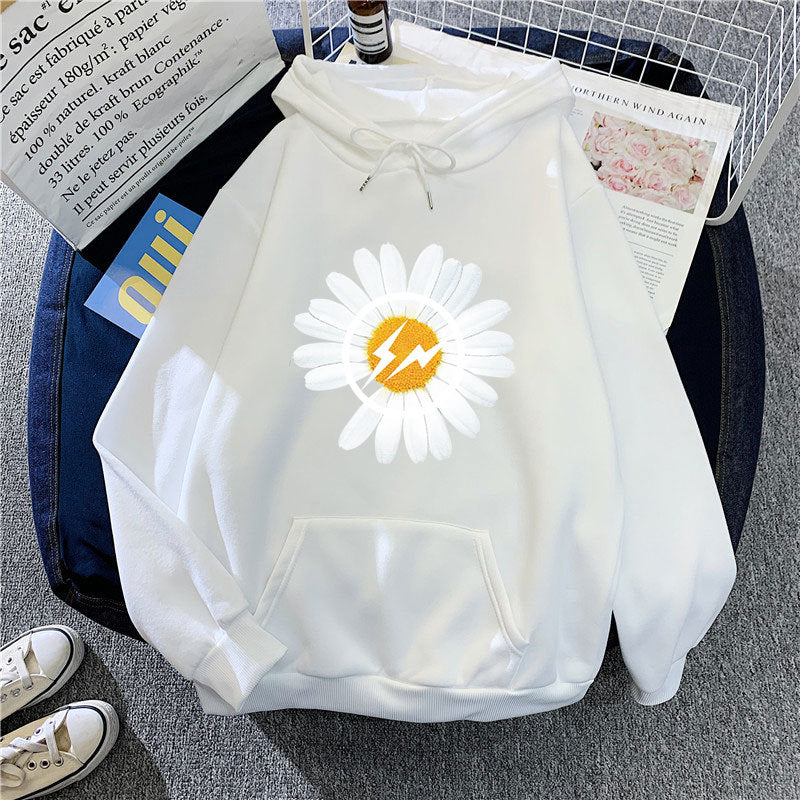 Women's hoodie with floral design Lisslune