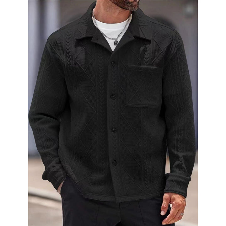 Men's textured leisure jacket Lisslune