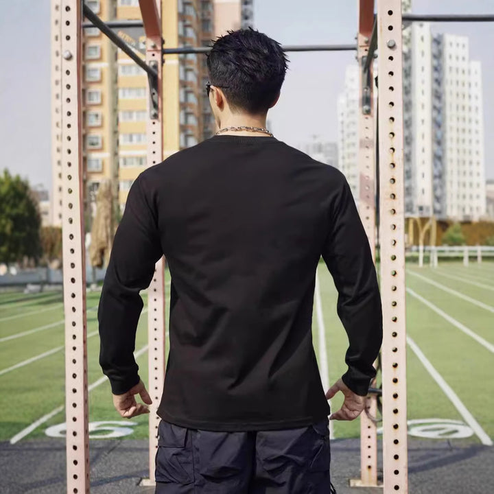 Men's long sleeve shirt made of high-quality cotton with breathable texture Lisslune