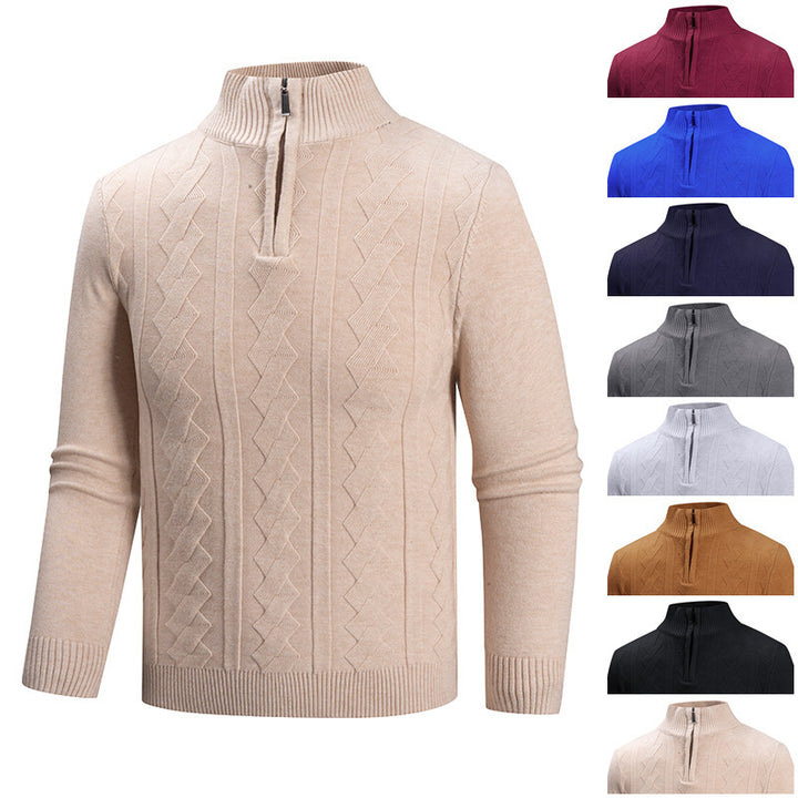 Men's sweater with high collar Lisslune