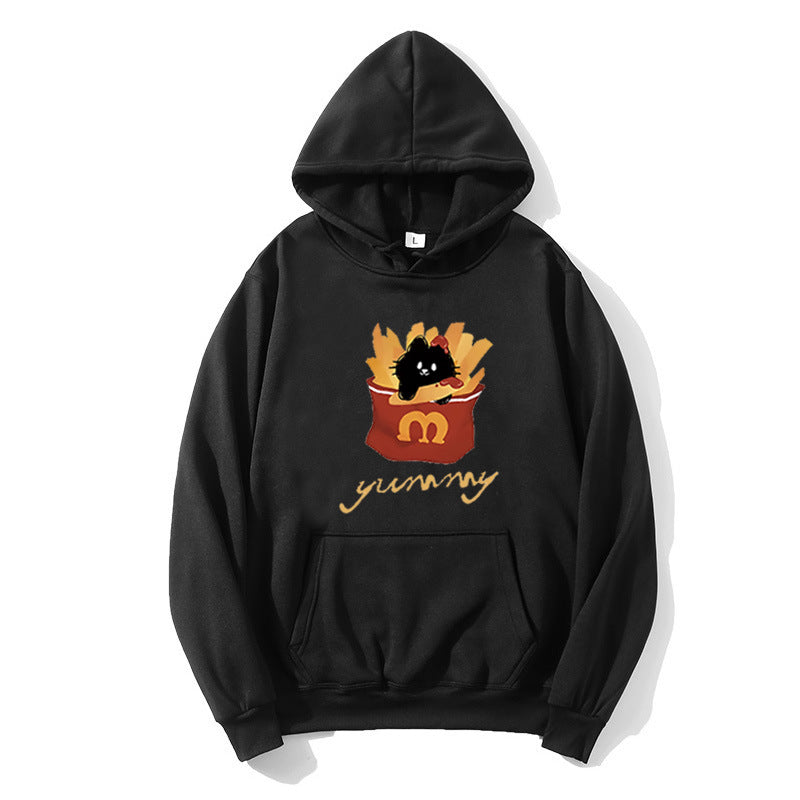 Women's hoodie with creative cat design Lisslune