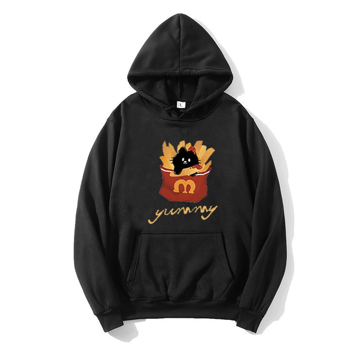Women's hoodie with creative cat design Lisslune