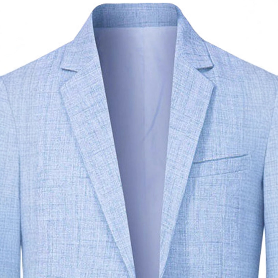 Men's fashionable and lightly padded blazer with a slim fit and classic pockets Lisslune