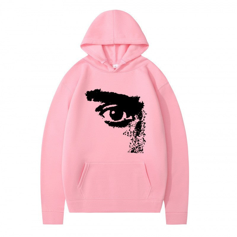 Women’s hoodie with modern, artistic print Lisslune
