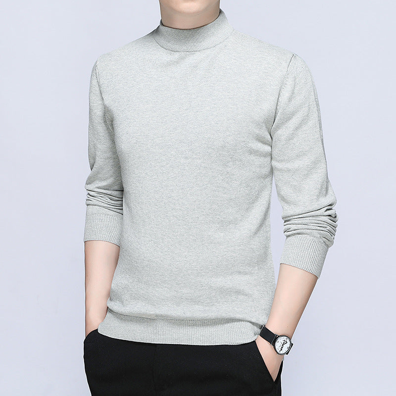 Men's stylish turtleneck sweater made of soft cotton blend Lisslune