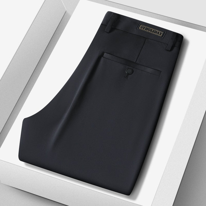 Men's elegant suit pants with modern cut and practical pockets Lisslune