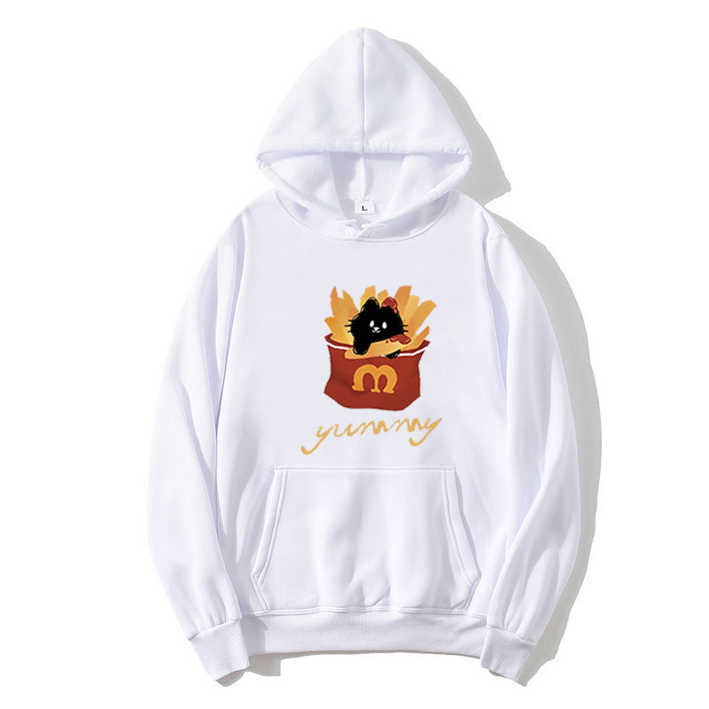 Women's hoodie with creative cat design Lisslune