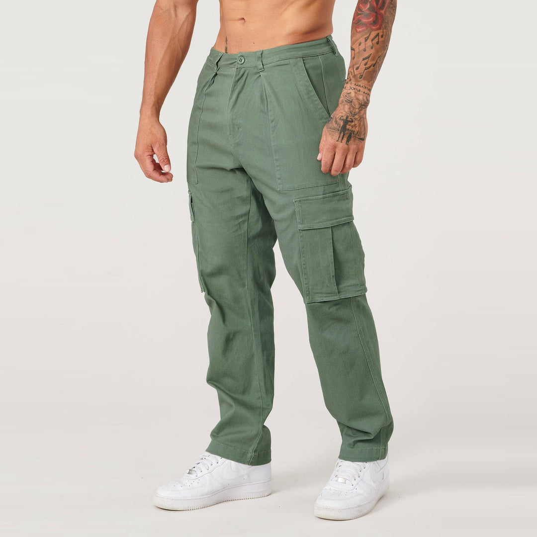 Men's cargo pants with functional pockets and comfortable fit Lisslune