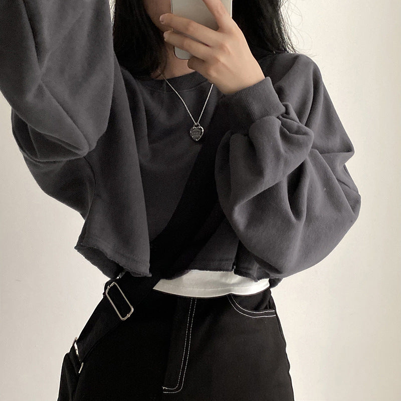 Women's Cropped Sweatshirt Lisslune