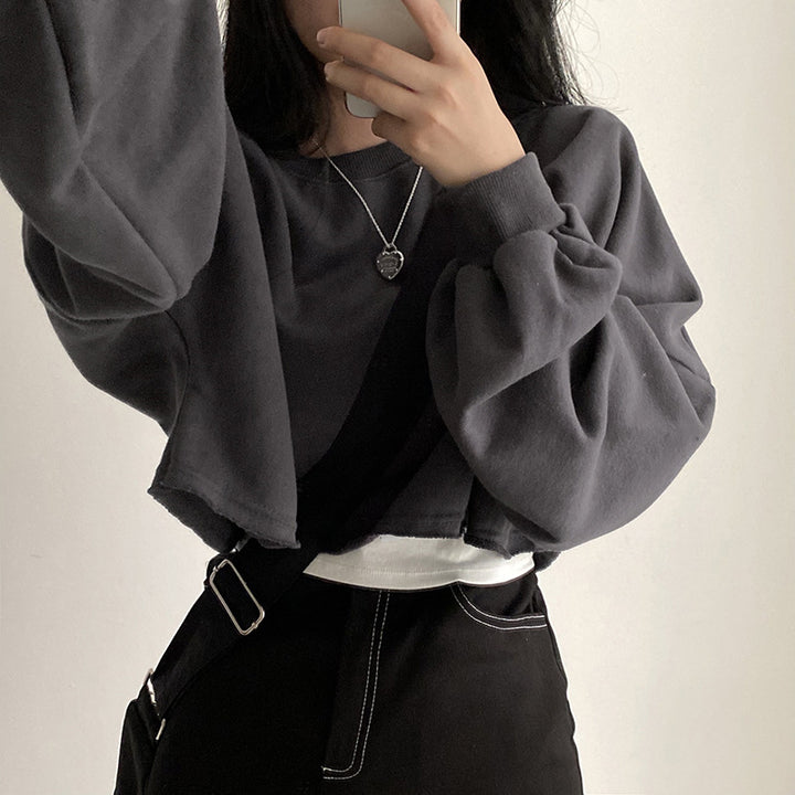 Women's Cropped Sweatshirt Lisslune