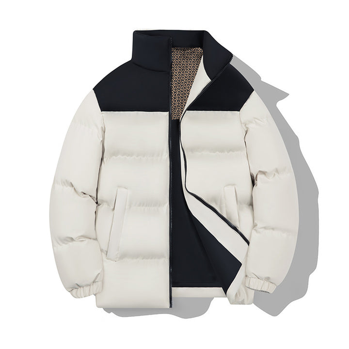 Men's functional jacket with insulating inner lining and high protective collar Lisslune