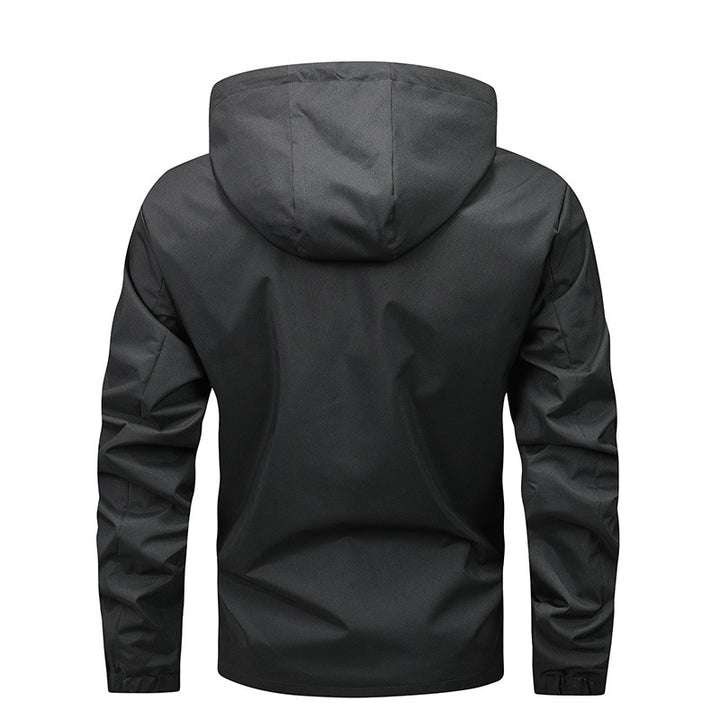 Men's waterproof lightweight jacket with innovative hood system Lisslune