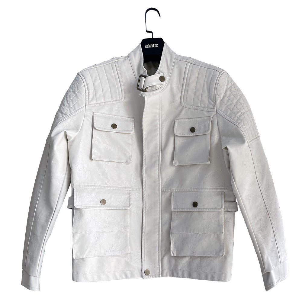 Men's versatile utility jacket with practical pockets Lisslune