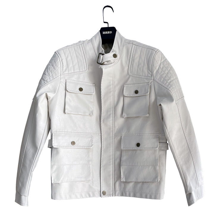 Men's versatile utility jacket with practical pockets Lisslune