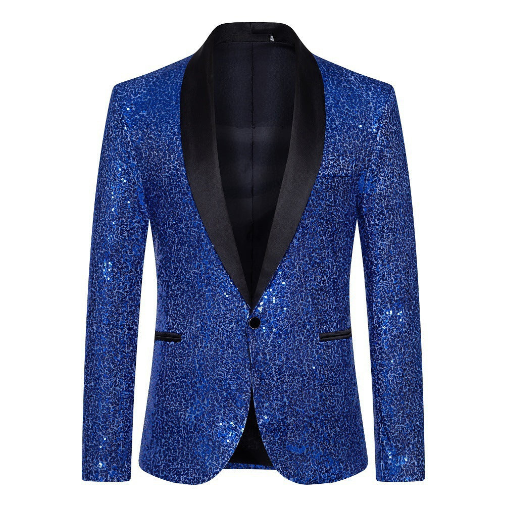 Men's shimmering sequin blazer Lisslune