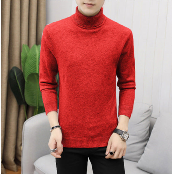 Men's turtleneck sweater made of high-quality cotton Lisslune