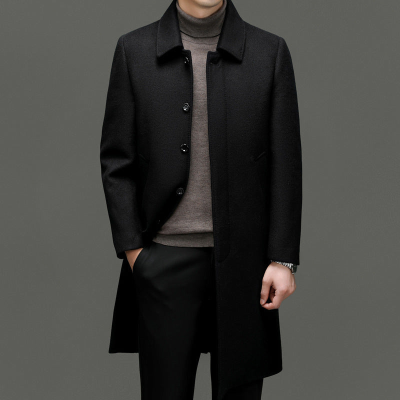Men's Elegant Long Coat Lisslune
