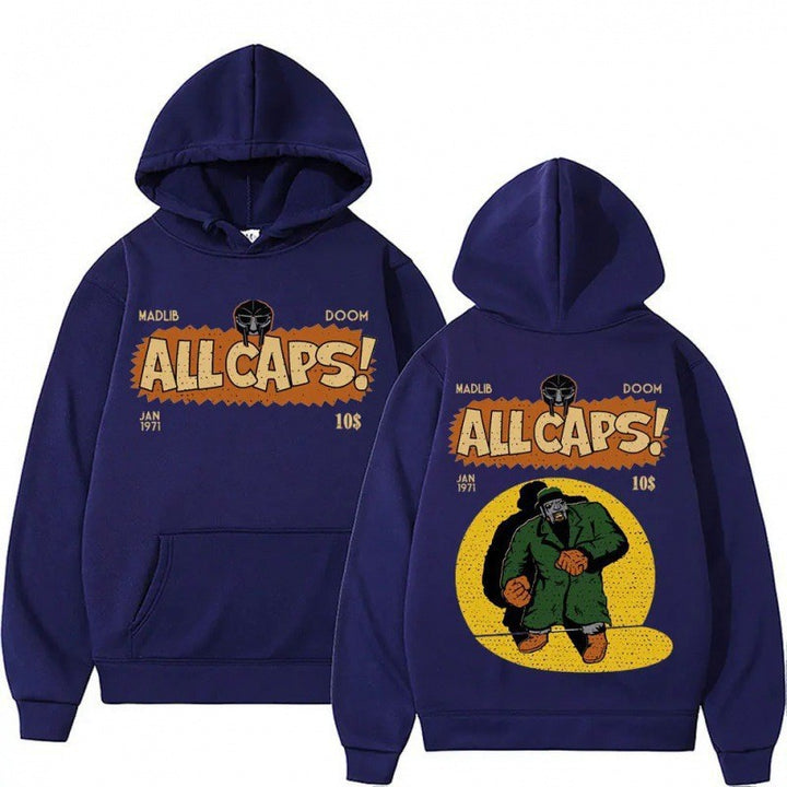 Women’s hoodie with creative comic print Lisslune