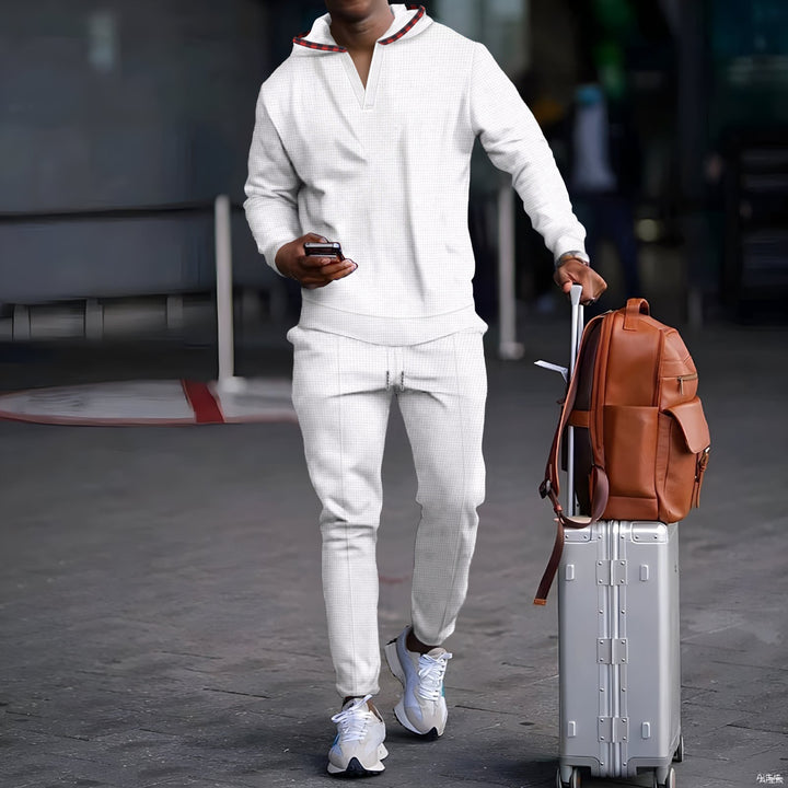 Men's sporty hoodie set with breathable and ergonomic cut Lisslune