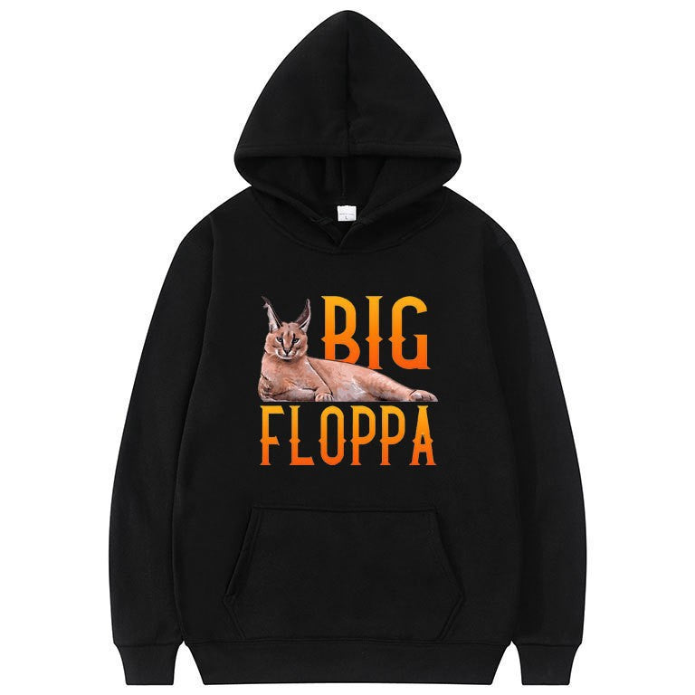 Women's hoodie with animal graphic design and cozy artificial fleece interior Lisslune