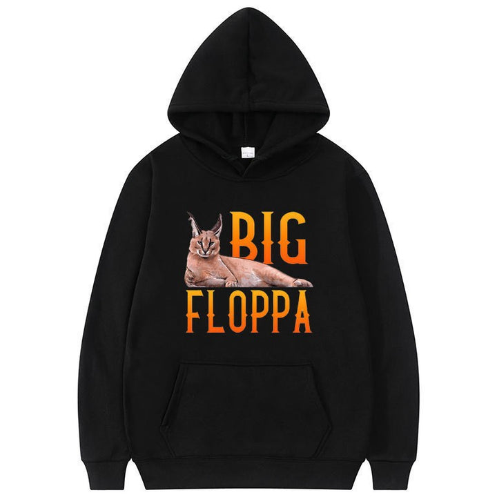 Women's hoodie with animal graphic design and cozy artificial fleece interior Lisslune