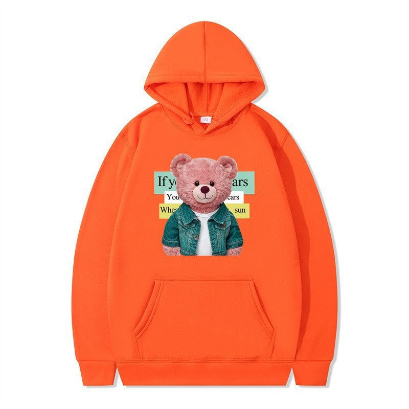 Women Hoodie with cute bear motif Lisslune