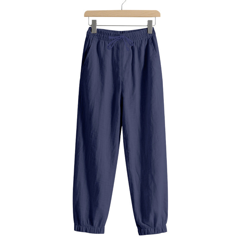 Men's lightweight harem pants made of breathable material with side pockets Lisslune