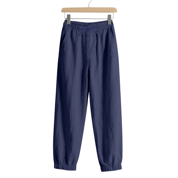 Men's lightweight harem pants made of breathable material with side pockets Lisslune
