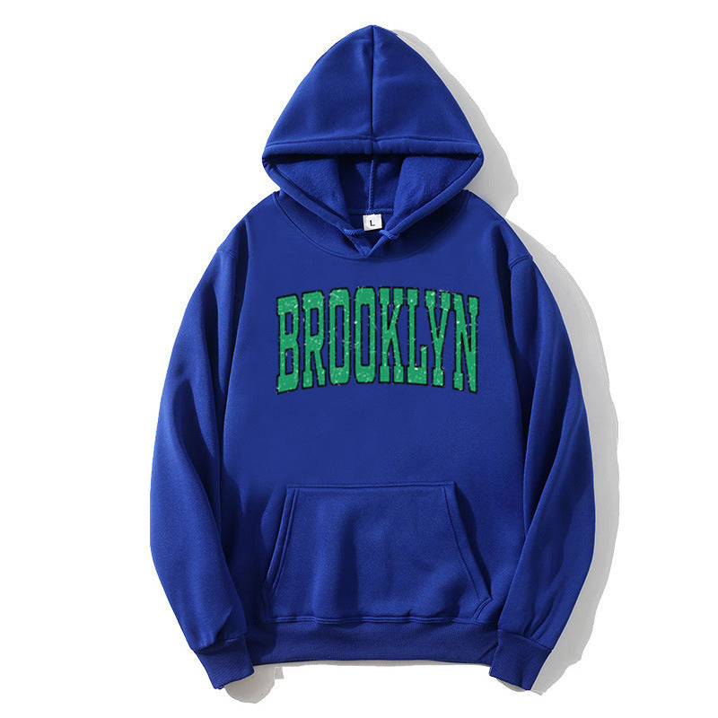 Women's Hoodie with Casual Brooklyn Print Lisslune