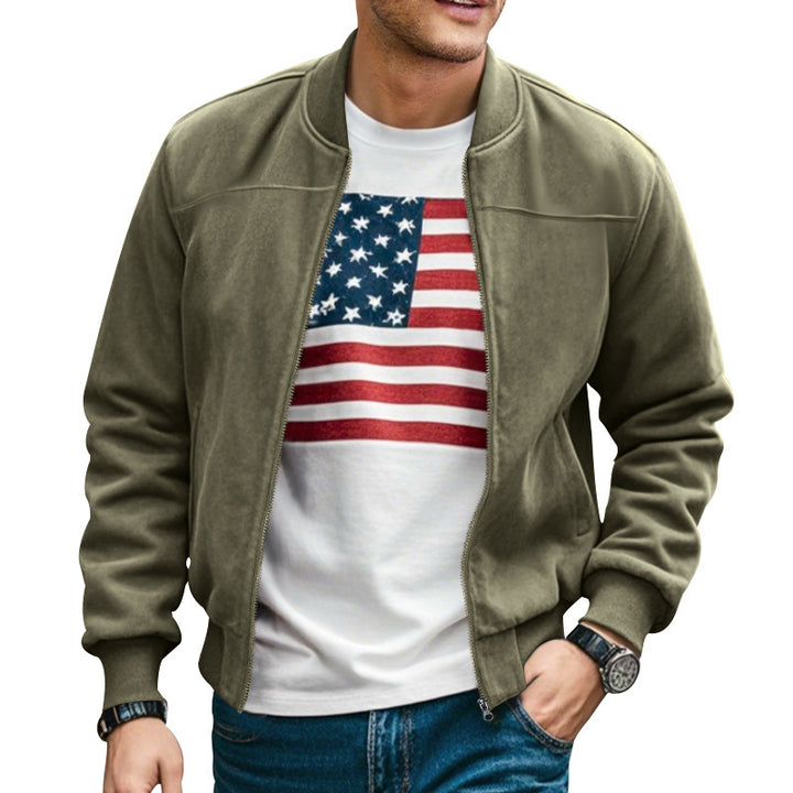 Men's bomber jacket with modern cut and practical pockets Lisslune